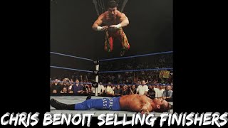 WWE Chris Benoit Selling Finishers Compilation 20002007 [upl. by Eitak]