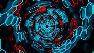 VJ LOOP NEON Colorful Tunnel Compilation Abstract Background Video Lines Pattern 4k Screensaver [upl. by Nnil]