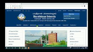 பாரதிதாசன் பல்கலைகழகத்தில் SemesterDistance Education  Exam Fees ஆன்லைனில் கட்டுவது எப்படி Tamil [upl. by Elorac650]