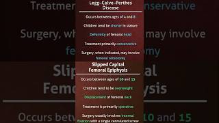 Legg–Calve–Perthes Disease vs Slipped Capital Femoral Epiphysis [upl. by Nahtanoj]