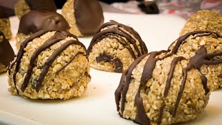 Boules dENERGIE pour le SPORT  Recette healthy et végé [upl. by Aicirpac]