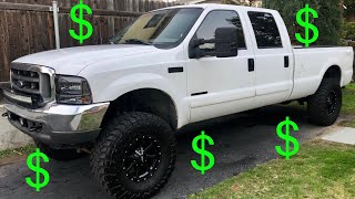 Cost of daily driving a 73 Powerstroke  How expensive is it to own a 73L F250 Powerstroke diesel [upl. by Oiril]