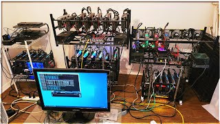 Crypto Mining Farm at Apartment  January 2023 Update [upl. by Ennaus]