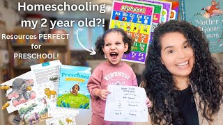 How I Homeschool my 2 Year Old  Learning through Play  Simple and Easy Preschool Resources [upl. by Allicerp]