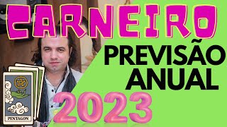 Previsão Anual 2023 Signo Carneiro Áries todos os meses tarot grátis [upl. by Nolrah]