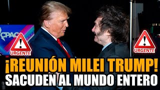 🚨URGENTE MILEI SE REUNE CON TRUMP Y SACUDEN AL MUNDO TRAS ELECCIONES EN ESTADOS UNIDOS  BREAK POINT [upl. by Ransome]