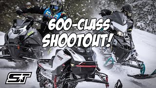 2024 600Class Trail Sled Shootout MXZ XRS vs INDY XCR vs CATALYST [upl. by Eadrahs]