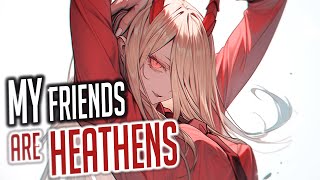 Nightcore  Heathens Rock Version Lyrics [upl. by Anned362]