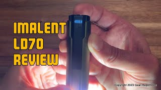 Imalent LD70 flashlight review [upl. by Schrader]