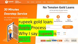 RUPEEK  Rupeek Gold Loan  Low Interest Gold Loans in India  Gold Loan Instant Approval 🔥🔥🔥 [upl. by Annaliese]