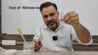 Brown Ring Test of nitrate ion [upl. by Suter]