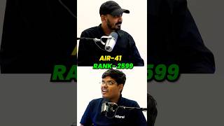 Guess the Rank  AIR  41 to😮 🎙️Saransh Sir podcast iitjee esaral kota [upl. by Reiche242]