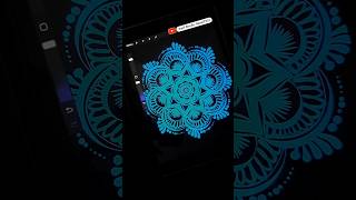 Digital Rangoli Art in Procreate Tutorial [upl. by Lightman]