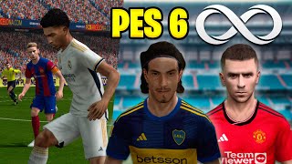 PES 6 INFINITTY PARCHE TEMPORADA 202324 beta  LIGA ARGENTINA [upl. by Nyleek646]