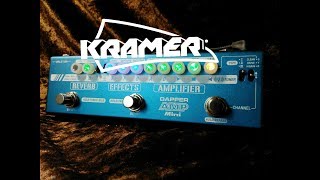 valeton dapper amp mini 4 review with Kramer Guitar [upl. by Latsyrd]