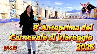 Carnevale di Viareggio 20258°Anteprima dei lavori x il Carnevale di Viareggio 2025 [upl. by Erodeht]