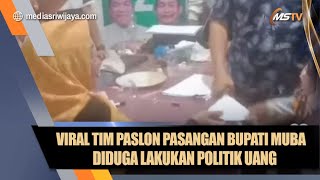 Diduga Bagi Amplop Uang  Paslon Bupati Muba Ini Terancam Sanksi Pembatalan Maju Pilkada Muba [upl. by Phenice]