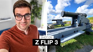 Samsung Z Flip 3 REAL World Camera Test amp VLOG [upl. by Anpas392]