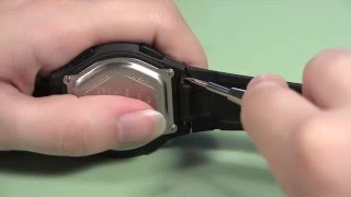 How to Change a Rubber Sport Watch Band [upl. by Anaic832]