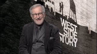 WEST SIDE STORY interviews Steven Spielberg Rachel Zegler Ariana DeBose Mike Faist David Alvarez [upl. by Chace]