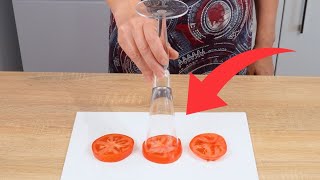 Stell ein Glas auf die Tomaten und du wirst es nie wieder anders machen [upl. by Evalyn]