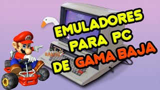 Emuladores para jugar con una PC Gama Baja  2023 [upl. by Lissie]