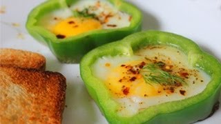 Capsicum Eggs  Delicious Breakfast Recipe [upl. by Aicital392]