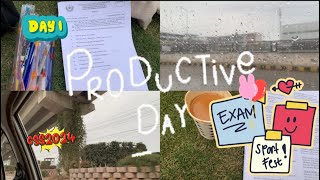 Day 1  Exams Vlog [upl. by Kuth]