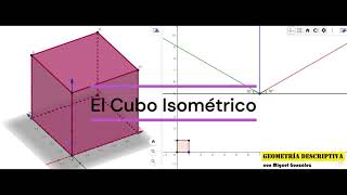 Explicación de la proyección isométrica y el cubo isométrico [upl. by Kielty]