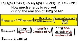 Chemistry  Thermochemistry 14 of 37 Heat Released Evolved in a Reaction 1 [upl. by Kado538]