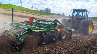 Great Plains TurboMax Vertical Tillage Demo [upl. by Nylirek]