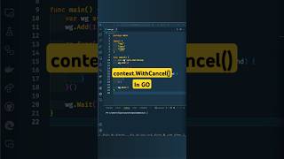 Using contextWithCancel in Go to Control Goroutines coding golang concurrency context [upl. by Nickelsen]