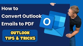 How to convert Outlook emails to PDF  تبدیل ایمیل اوت لوک به پی دی اف [upl. by Orag69]