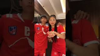 Sabita and sabitra nice TikTok cute 🥰🥰🥰football nationalfootballplayer [upl. by Marena229]