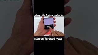 Samsung galaxy z flip 3 phone restoration shorts automobile galaxy trending asmr automobile [upl. by Yenor822]