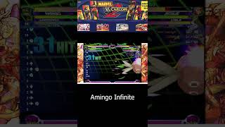 Mvc2 Marvel vs Capcom 2 Amingo Infinite [upl. by Koralle]