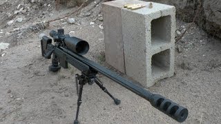 338 Lapua VS Cinder Blocks at 1000 Yards [upl. by Marjana553]