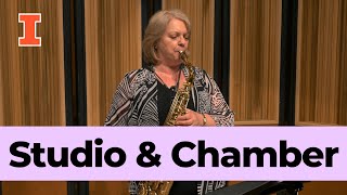 Professor Debra Richtmeyer ILMEA Set 1  Saxophone  Etude 16 Marziale vibrato [upl. by Adrea]