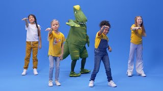 Lichterkinder  Der kleine Dino Offizielles Tanzvideo  Kinderlied zum Tanzen und Bewegen [upl. by Darice257]