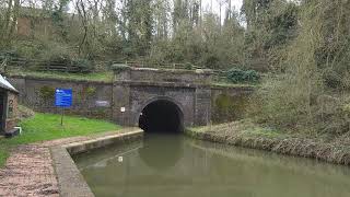 Blisworth Canal Tunnel on the Grand Union Canal [upl. by Chap822]