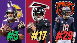 Starting Quarterbacks Ranked [upl. by Enriqueta]