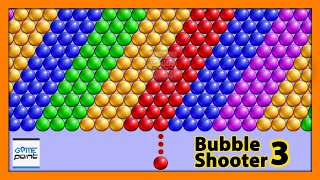 Bubble Shooter 3 Level 1  10  Bubble Pop Game  Shooting Balloons Game GamePointPK [upl. by Aliza]