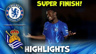 Chelsea u21 vs Real Sociedad u21  Premier League International Cup  Highlights 26112024 [upl. by Arekat]