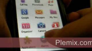 Samsung M8800 Pixon Phone Video Review Plemixcom [upl. by Aldwon]