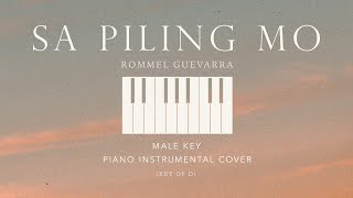 SA PILING MO  WALA NG HAHANAPIN PA  Male Key Piano Instrumental Cover by GershonRebong [upl. by Rhody]