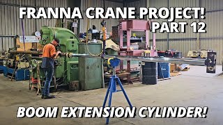 Boom Extension Cylinder Tear Down  Franna Crane Project  Part 12 [upl. by Yolanda]