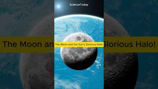 The Moon and the Suns Glorious Halo Exploring Celestial Phenomena shorts [upl. by Stanwinn]