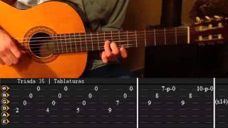 Como tocar Hotel California unplugged Tutorial Completo Tabs  Triada35 [upl. by Ientirb]