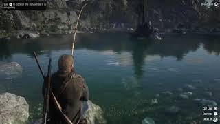 Bluegill Location Red Dead Redemption 2 Survivalist Challenge 1 and 10 [upl. by Akiem]