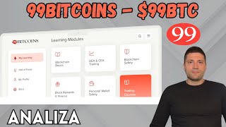 Platforma koja nagrađuje edukaciju 📖 99Bitcoins  99BTC  Analiza kriptovalute [upl. by Bertle944]